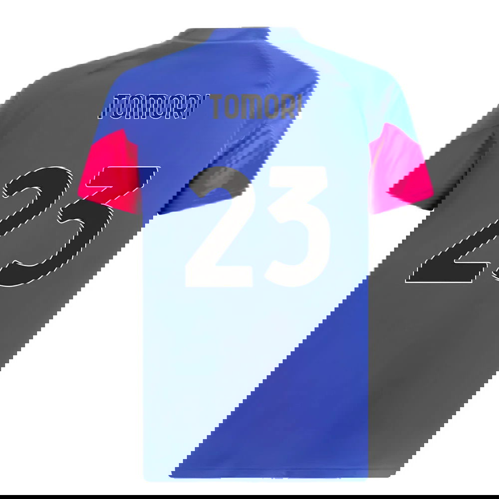 2023-2024 AC Milan Training Jersey (Royal Sapphire) (Tomori 23)