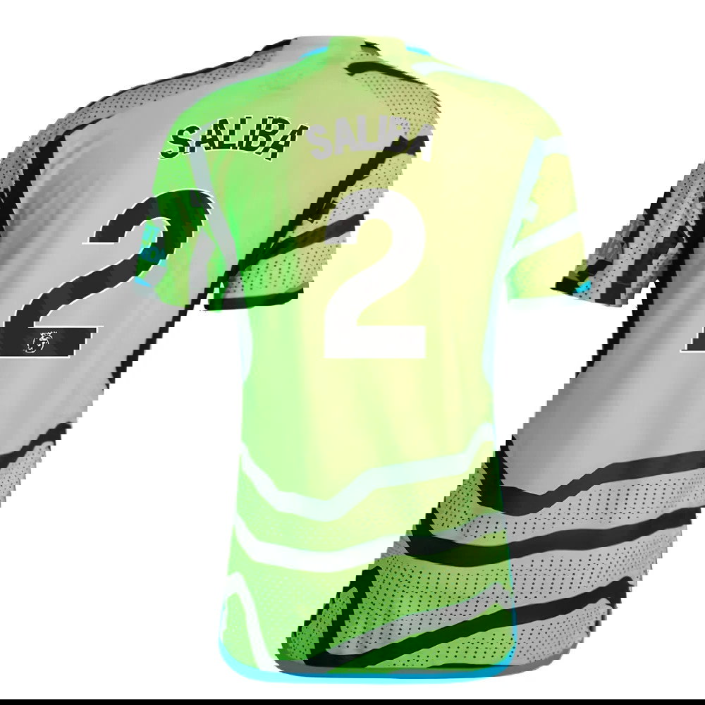 2023-2024 Arsenal Authentic Away Shirt (Saliba 2)