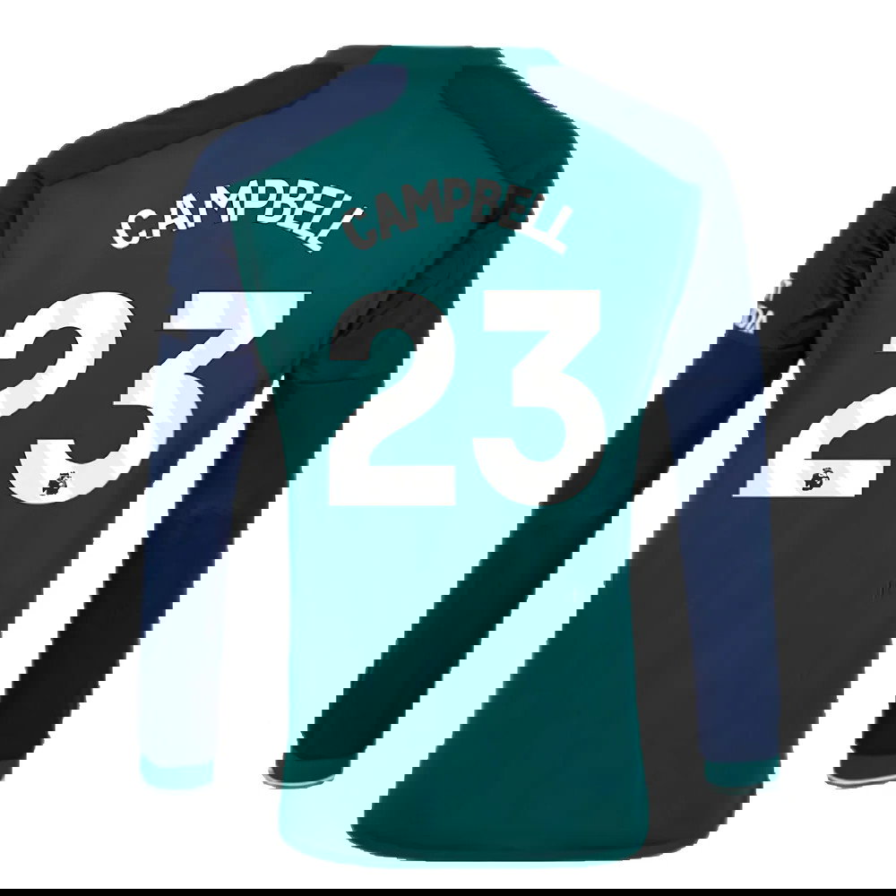 2023-2024 Arsenal Long Sleeve Third Shirt (Campbell 23)
