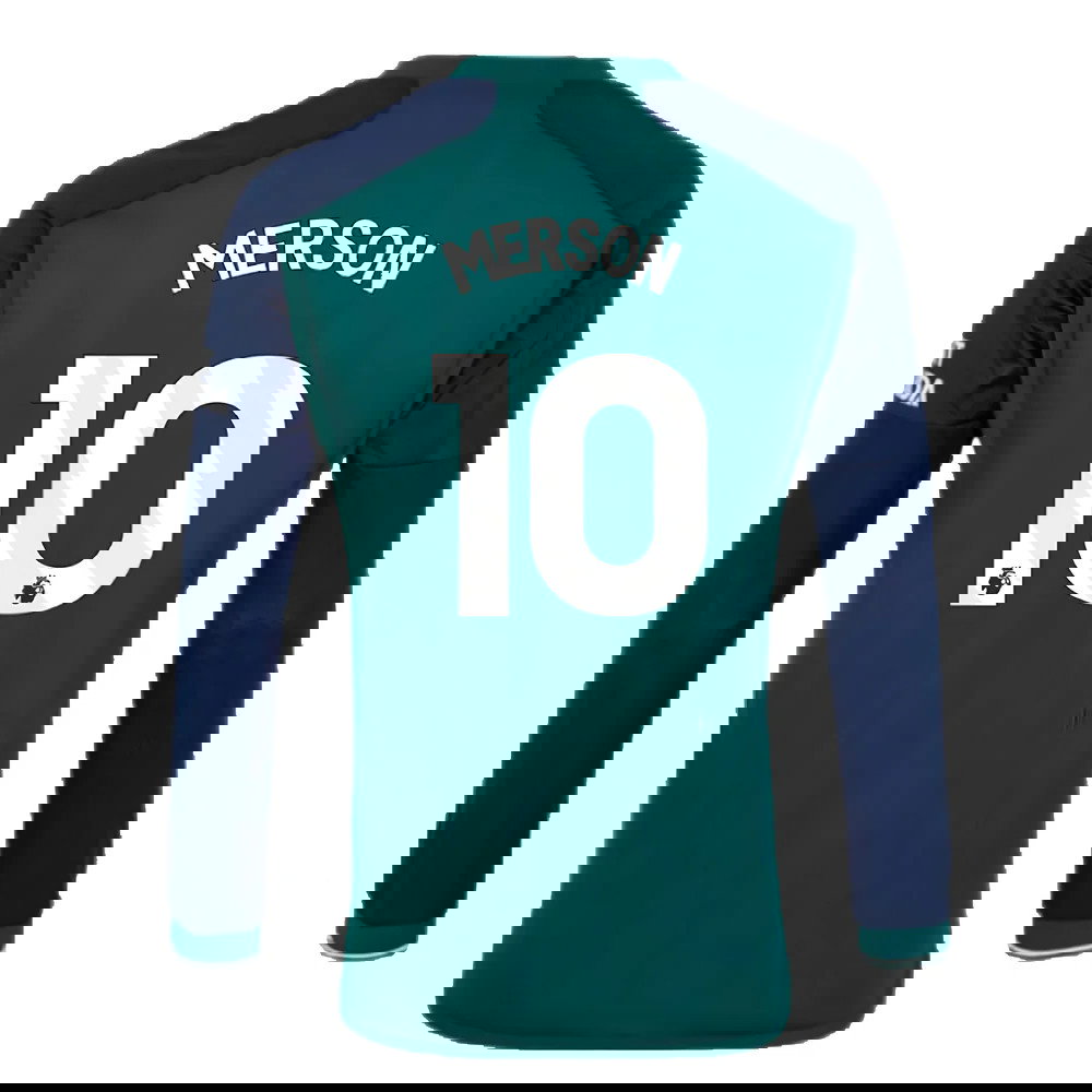 2023-2024 Arsenal Long Sleeve Third Shirt (Merson 10)