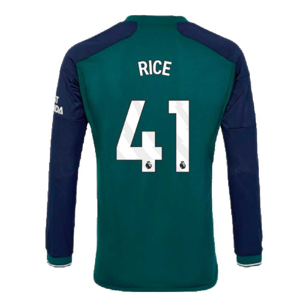 2023-2024 Arsenal Long Sleeve Third Shirt (Rice 41)