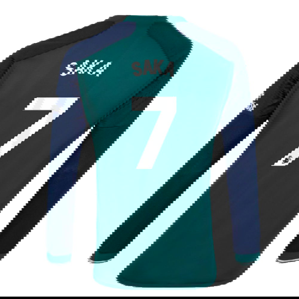 2023-2024 Arsenal Long Sleeve Third Shirt (Saka 7)