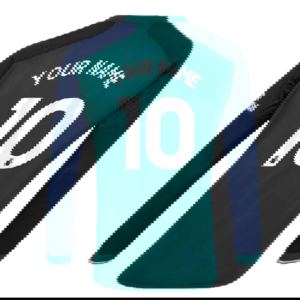 2023-2024 Arsenal Long Sleeve Third Shirt (Your Name)