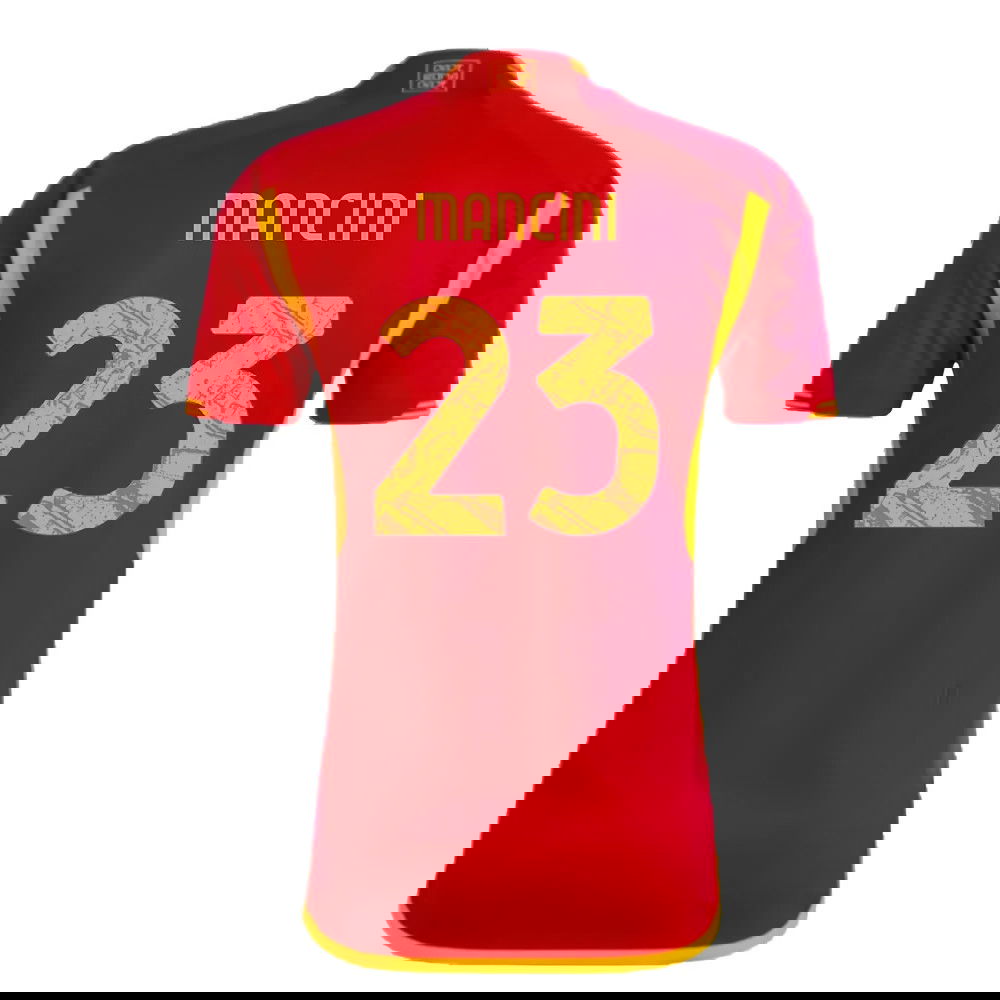 2023-2024 AS Roma Home Shirt (MANCINI 23)