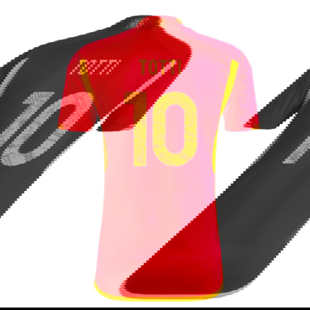 2023-2024 AS Roma Home Shirt (TOTTI 10)