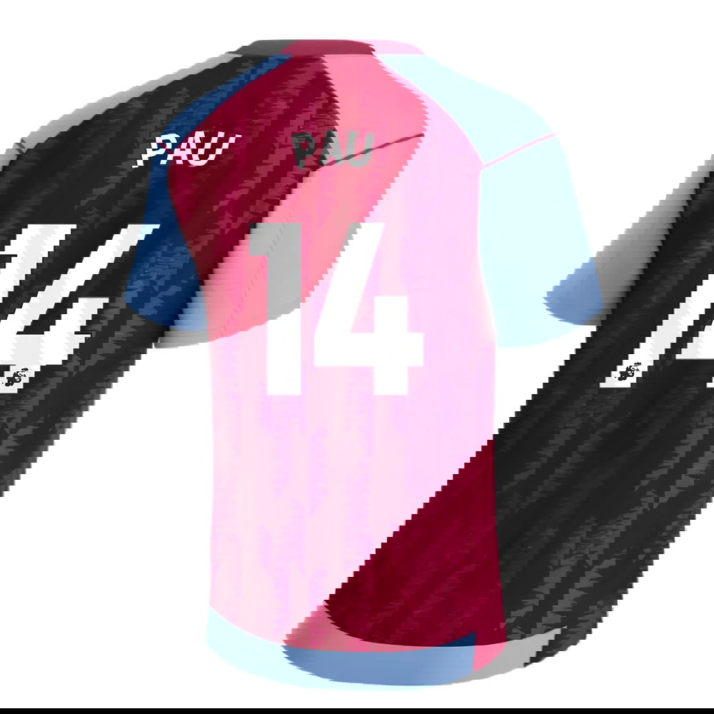 2023-2024 Aston Villa Home Shirt (Kids) (Pau 14)