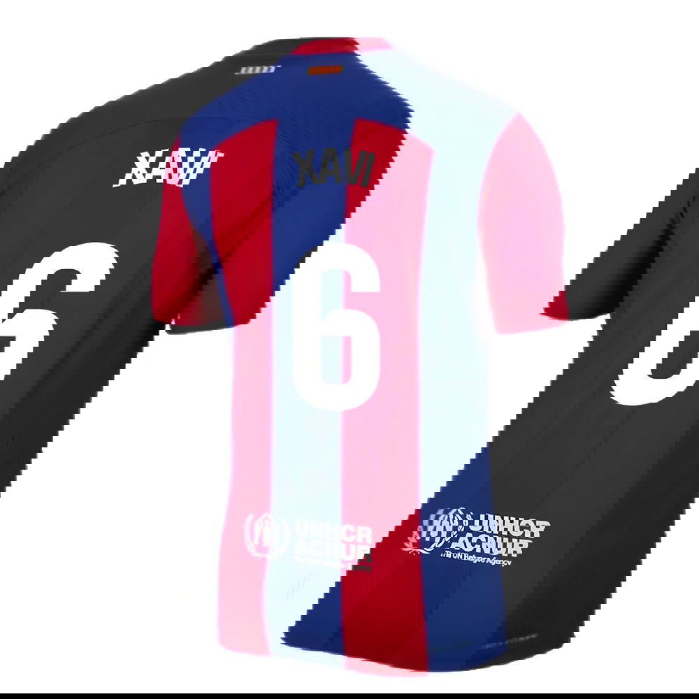 2023-2024 Barcelona Authentic Home Shirt (Xavi 6)