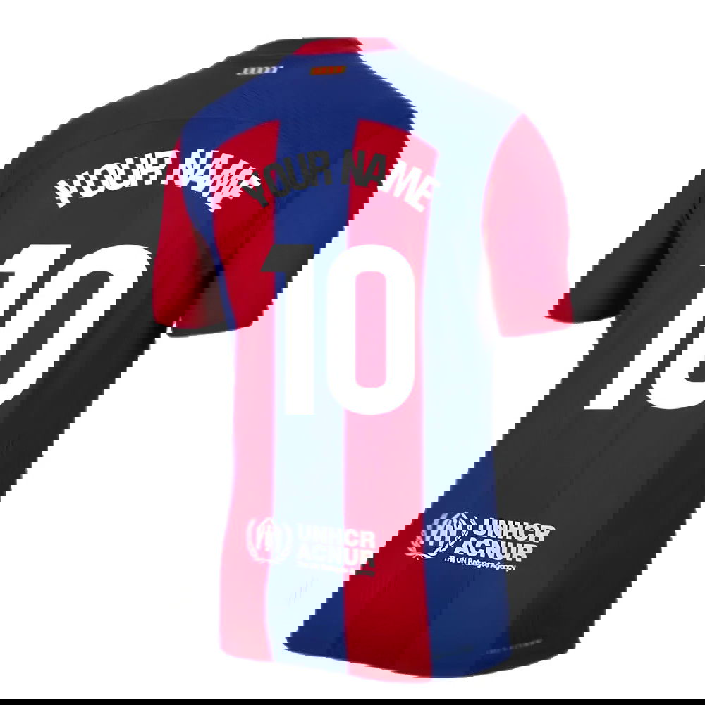 2023-2024 Barcelona Authentic Home Shirt (Your Name)