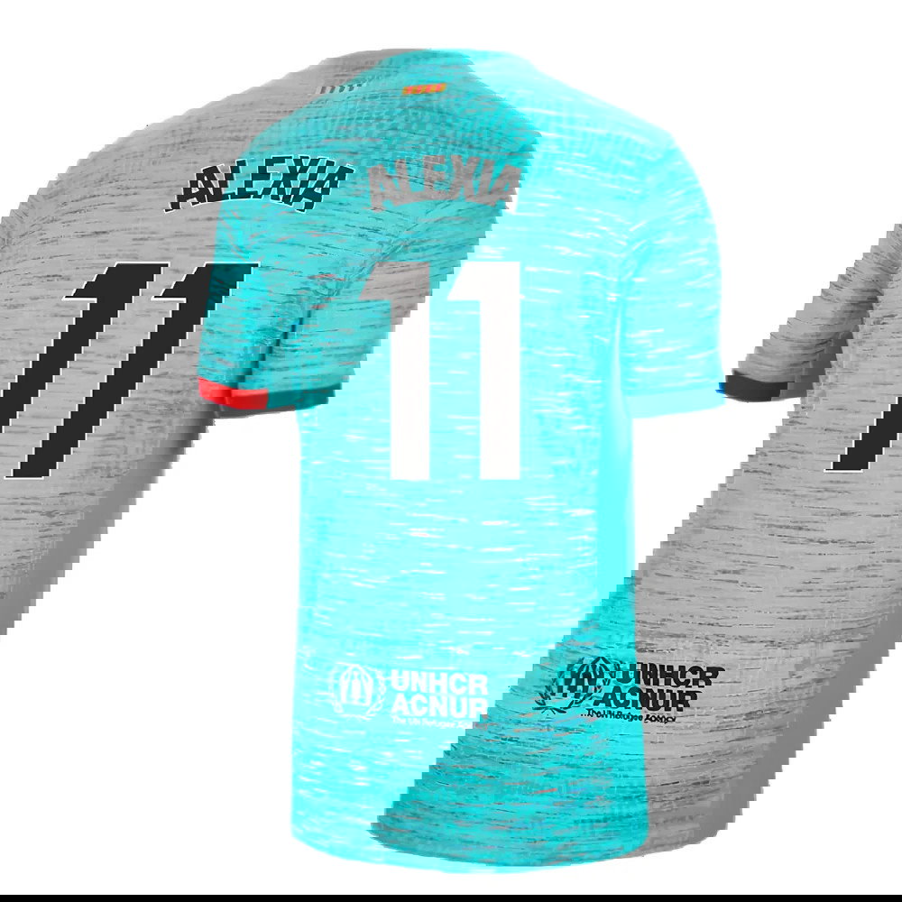 2023-2024 Barcelona Authentic Third Shirt (Alexia 11)