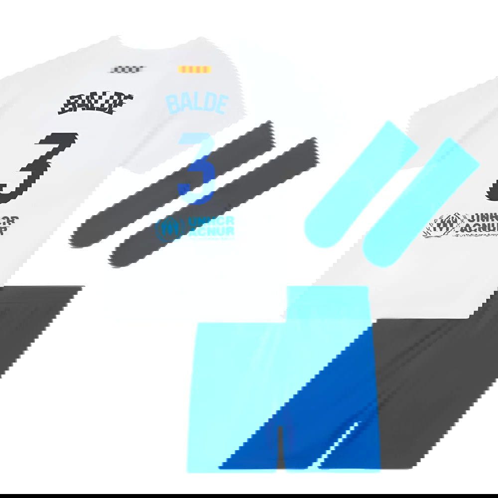 2023-2024 Barcelona Away Baby Kit (Balde 3)