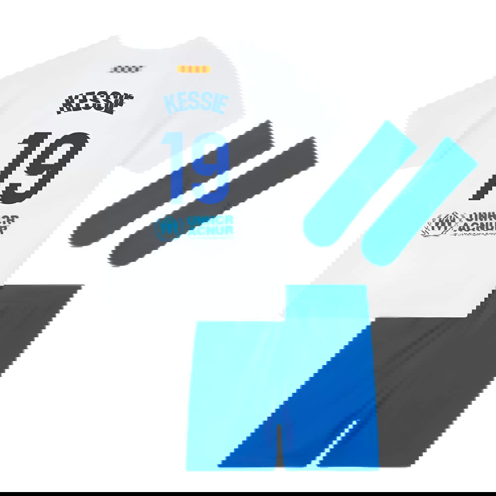 2023-2024 Barcelona Away Baby Kit (Kessie 19)