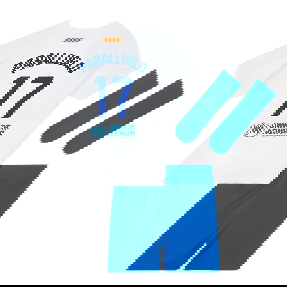2023-2024 Barcelona Away Baby Kit (Paralluelo 17)