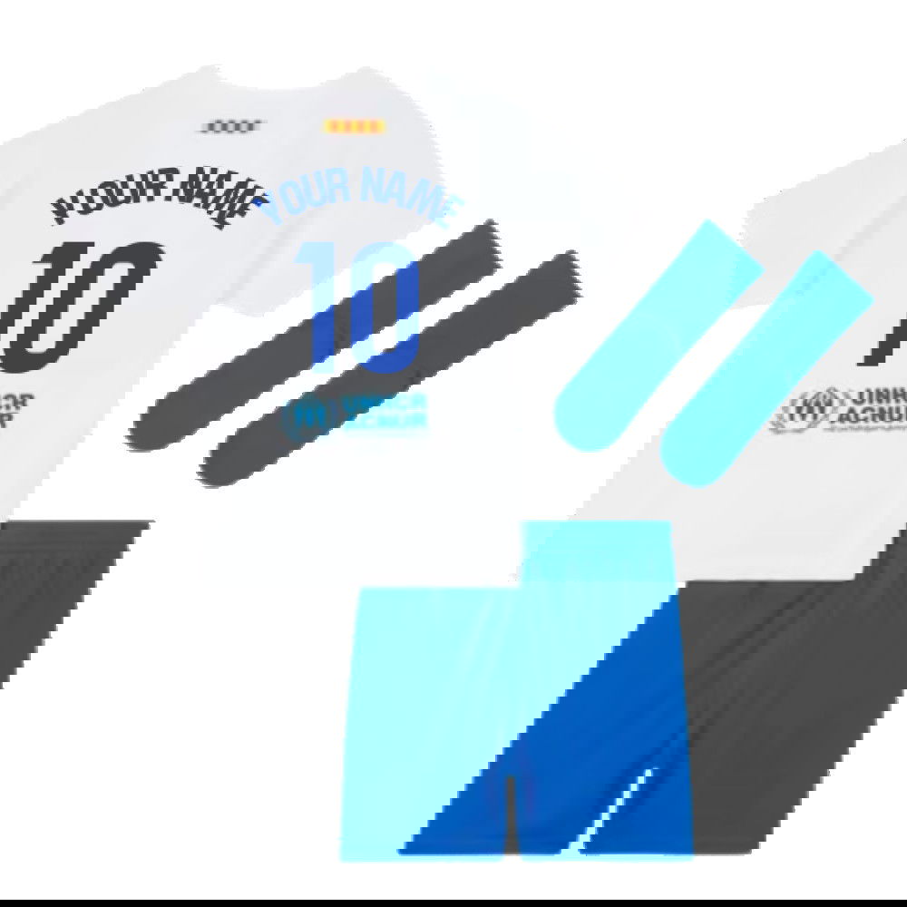 2023-2024 Barcelona Away Baby Kit (Your Name)