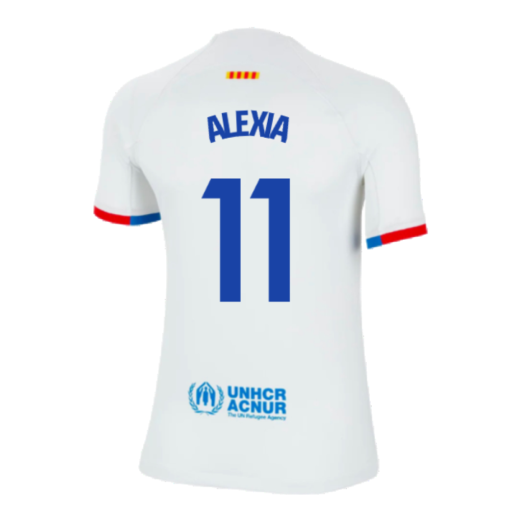 2023-2024 Barcelona Away Shirt (Kids) (Alexia 11)