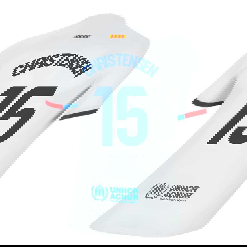 2023-2024 Barcelona Away Shirt (Kids) (Christensen 15)