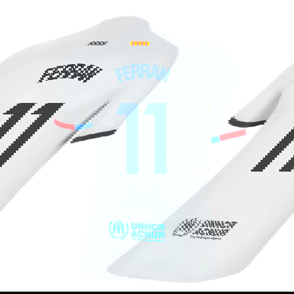 2023-2024 Barcelona Away Shirt (Kids) (Ferran 11)