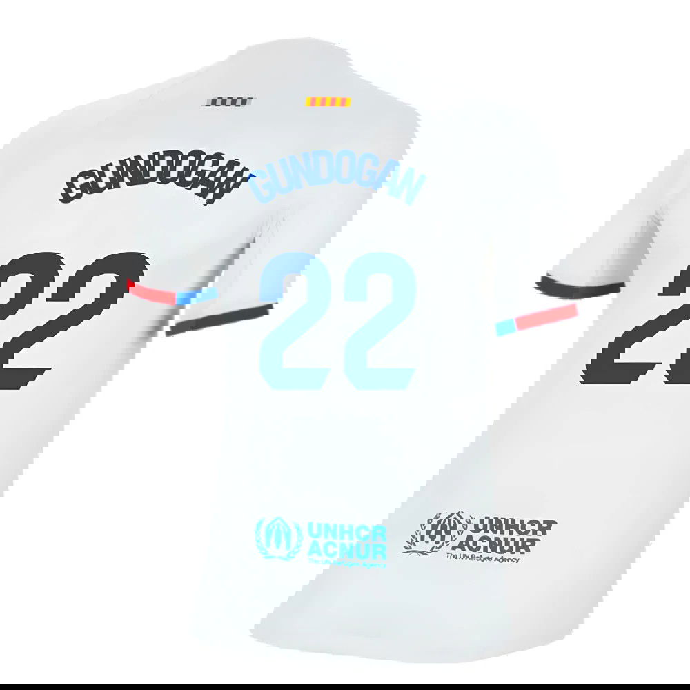 2023-2024 Barcelona Away Shirt (Kids) (Gundogan 22)