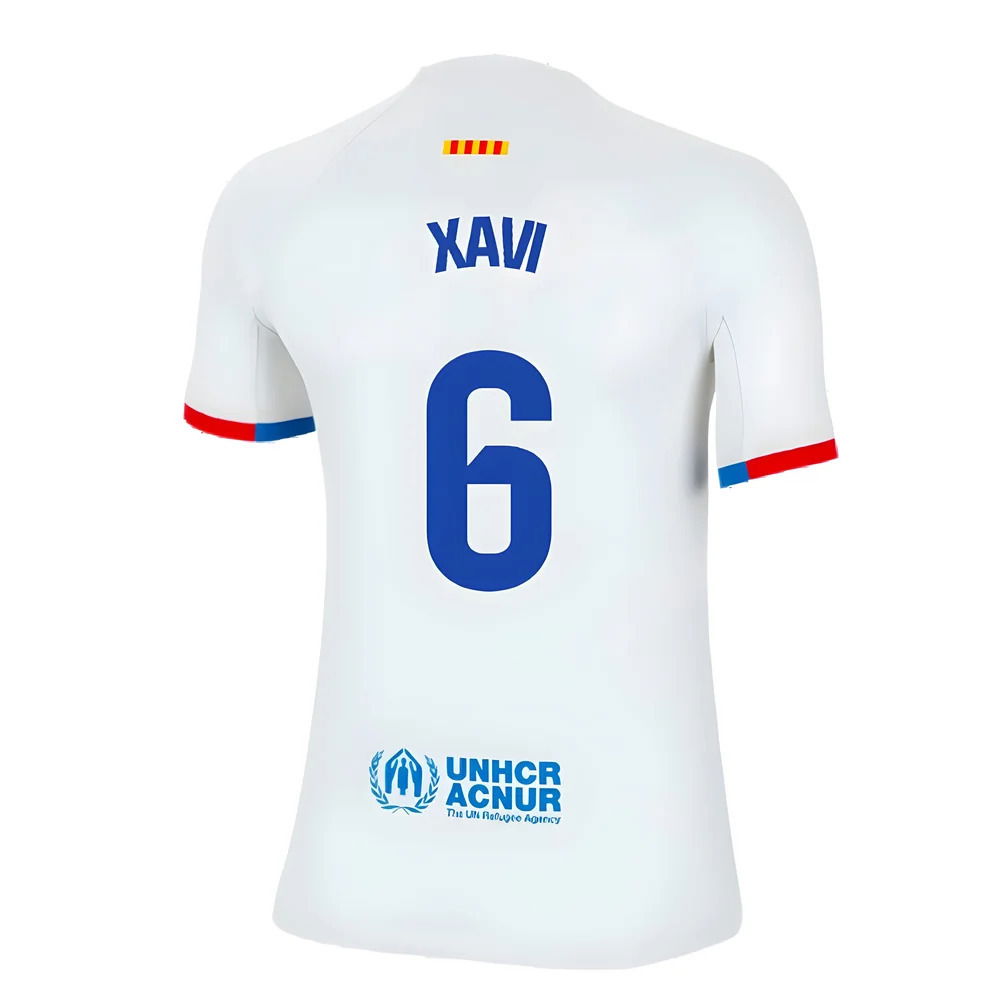 2023-2024 Barcelona Away Shirt (Kids) (Xavi 6)