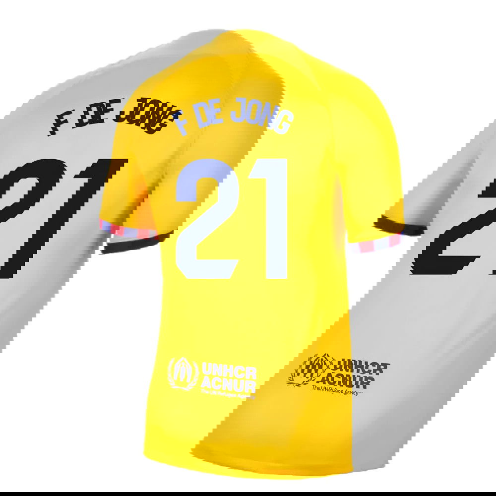 2023-2024 Barcelona Fourth Shirt (F De Jong 21)