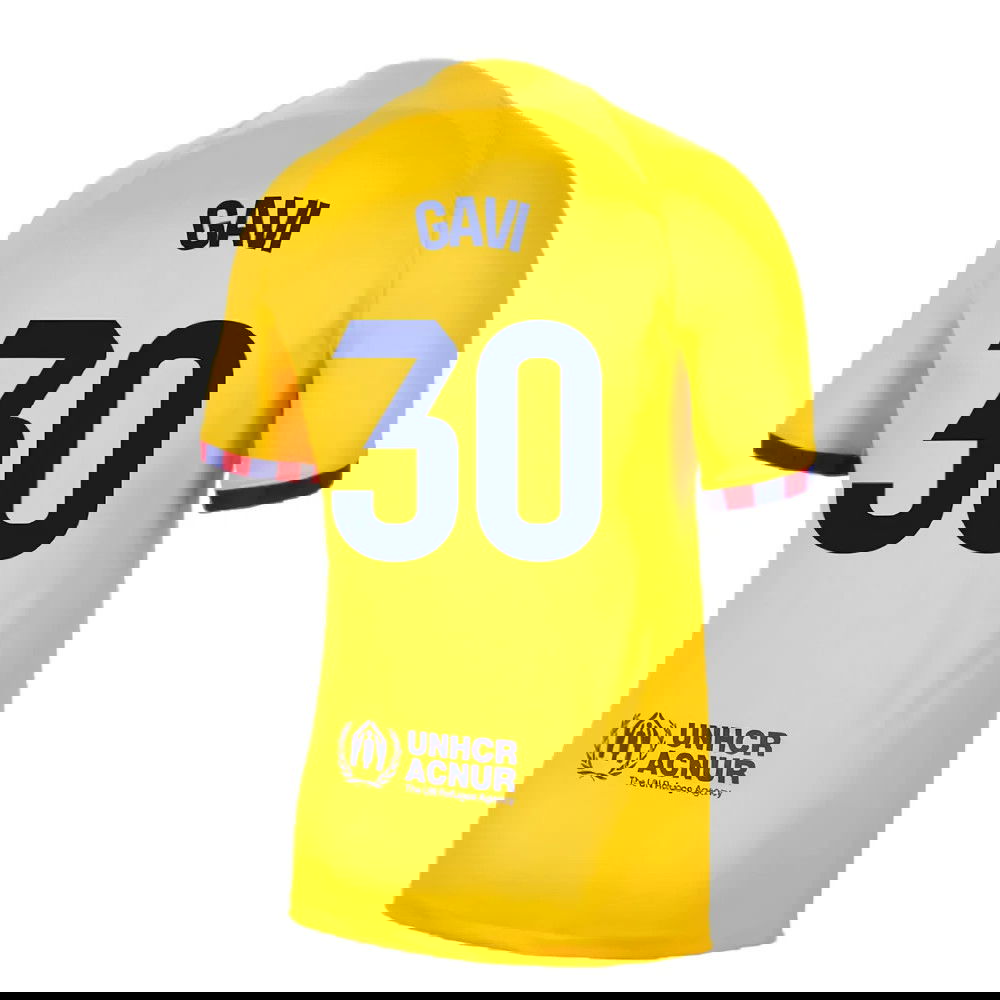 2023-2024 Barcelona Fourth Shirt (Gavi 30)