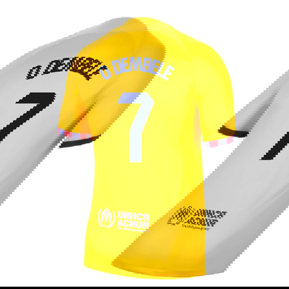 2023-2024 Barcelona Fourth Shirt (O Dembele 7)