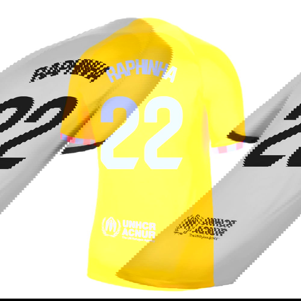 2023-2024 Barcelona Fourth Shirt (Raphinha 22)