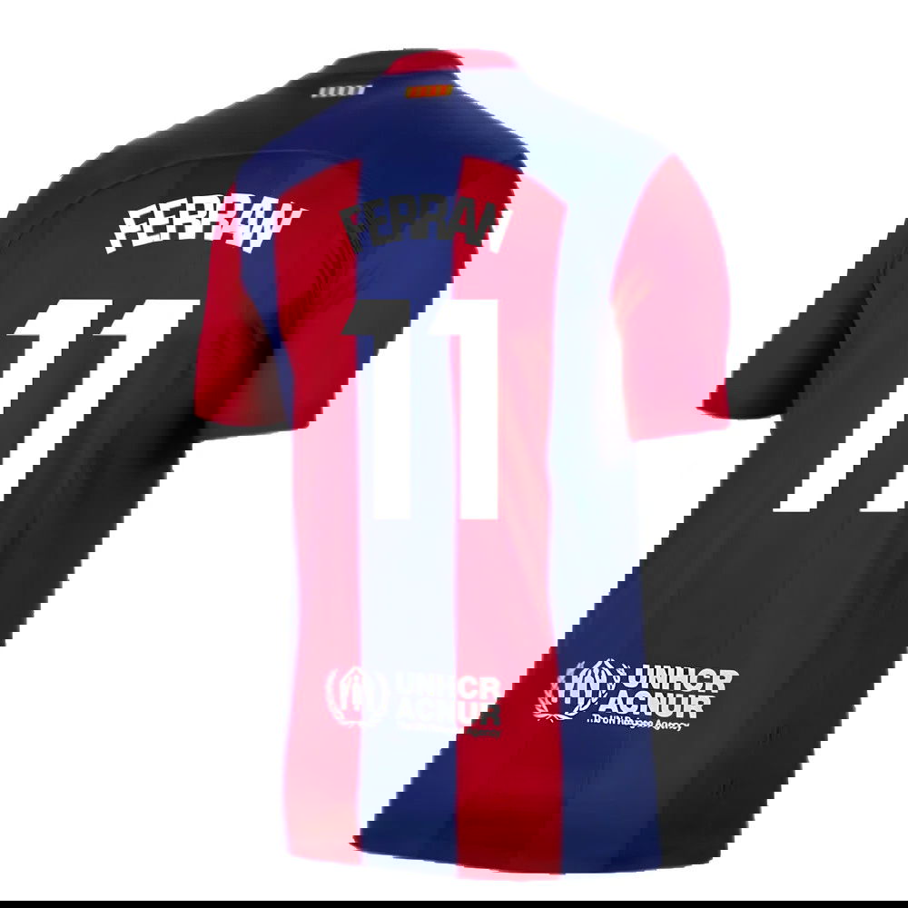 2023-2024 Barcelona Home Shirt (Ferran 11)
