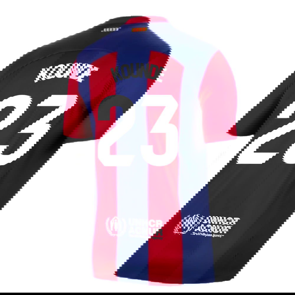 2023-2024 Barcelona Home Shirt (Kounde 23)