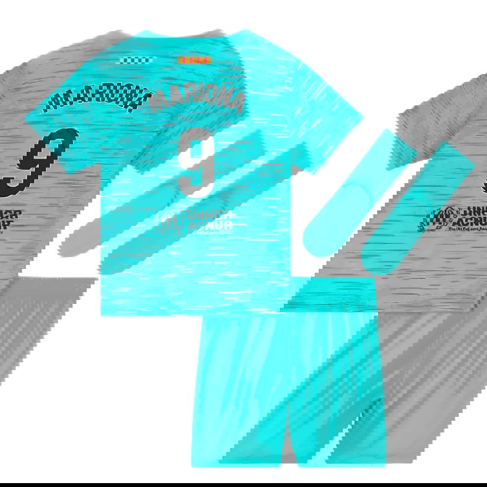 2023-2024 Barcelona Infants Baby Third Kit (Mariona 9)