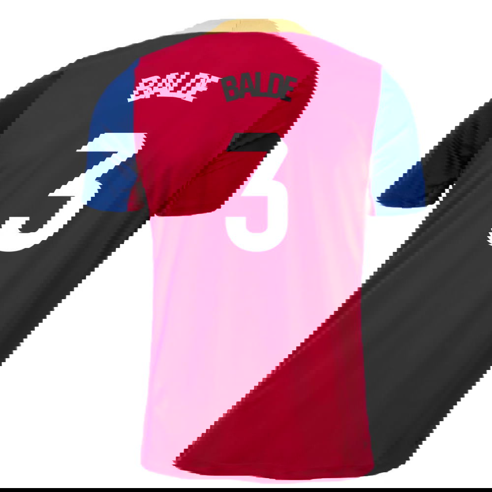 2023-2024 Barcelona Strike Training Shirt (Red) (Balde 3)