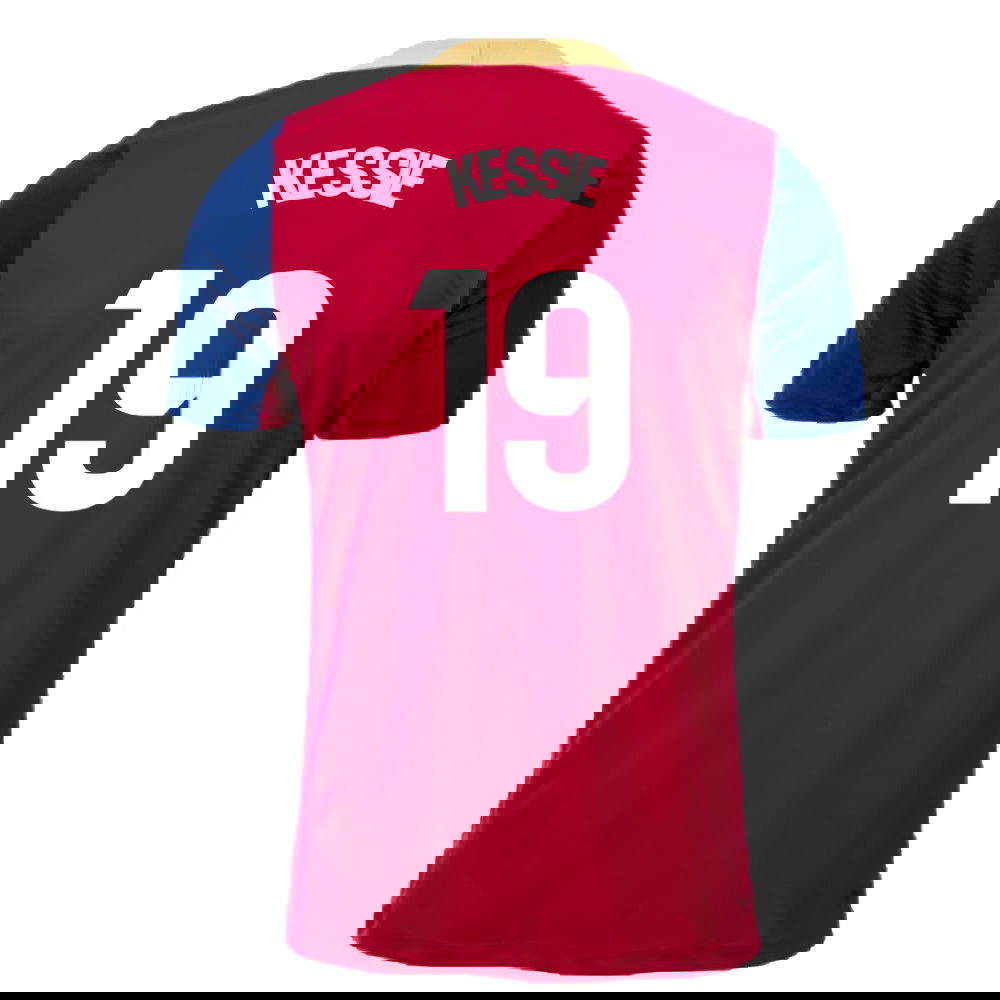 2023-2024 Barcelona Strike Training Shirt (Red) (Kessie 19)