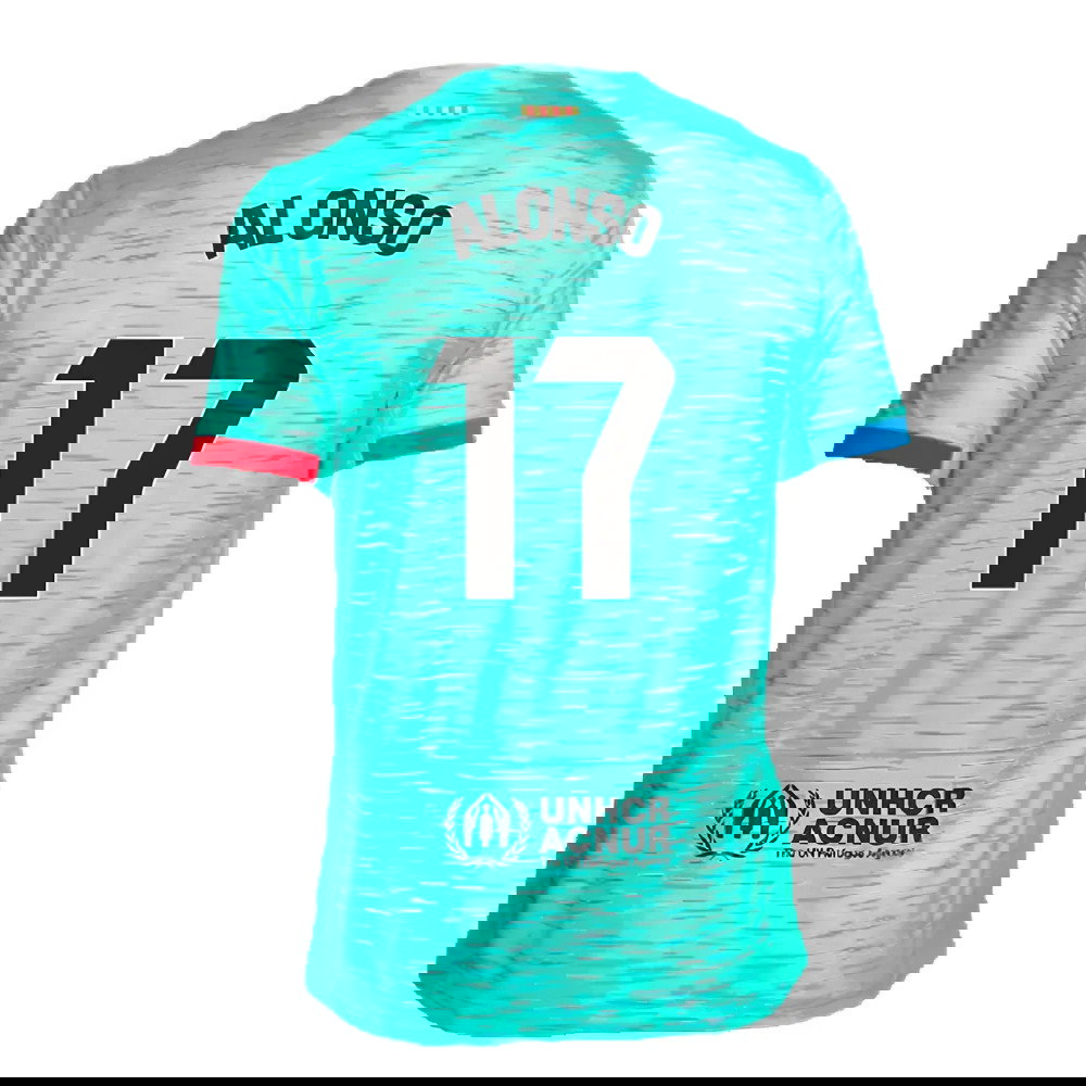 2023-2024 Barcelona Third Shirt (Alonso 17)