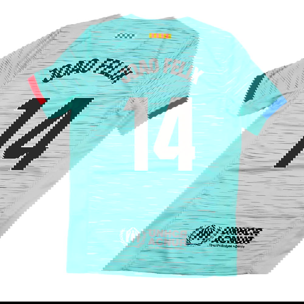 2023-2024 Barcelona Third Shirt (Kids) (Joao Felix 14)