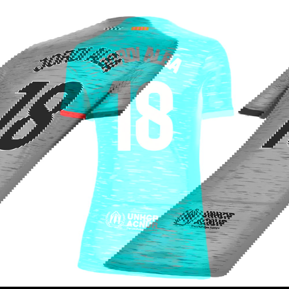 2023-2024 Barcelona Third Shirt (Ladies) (Jordi Alba 18)