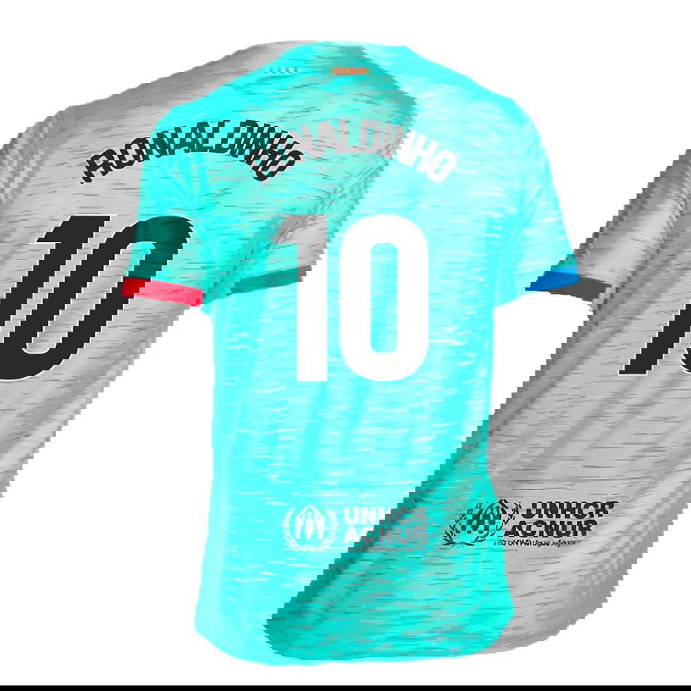 2023-2024 Barcelona Third Shirt (Ronaldinho 10)