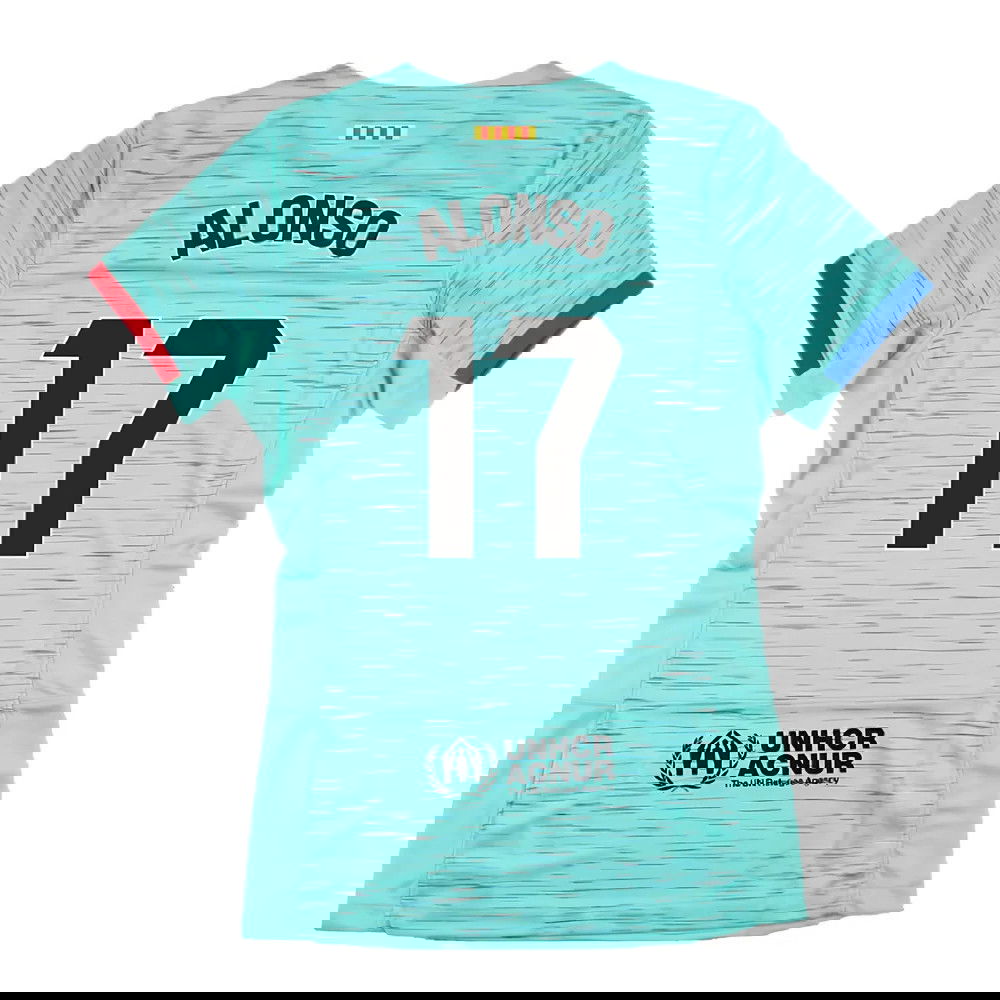2023-2024 Barcelona Third Shirt (Womens) (Alonso 17)