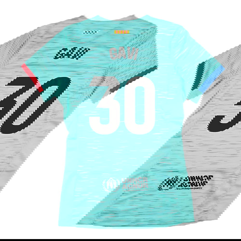 2023-2024 Barcelona Third Shirt (Womens) (Gavi 30)
