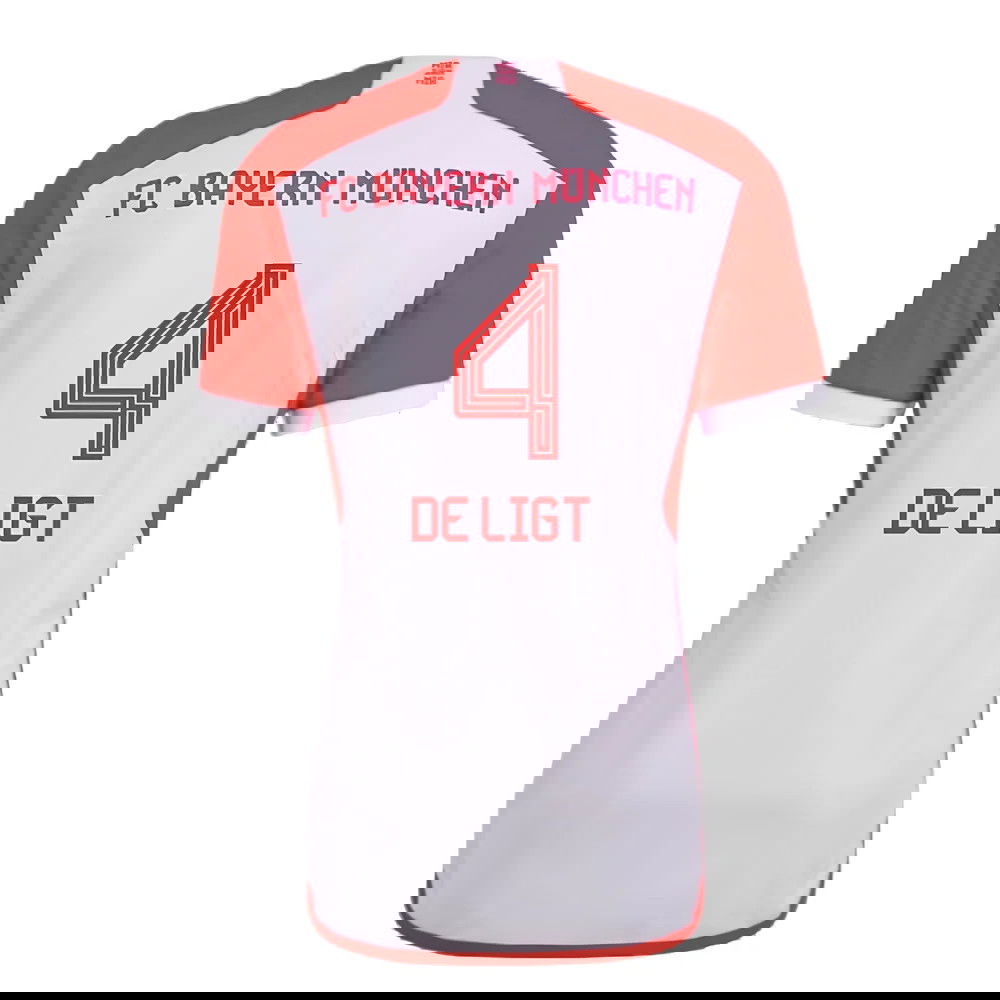 2023-2024 Bayern Munich Authentic Home Shirt (De Ligt 4)