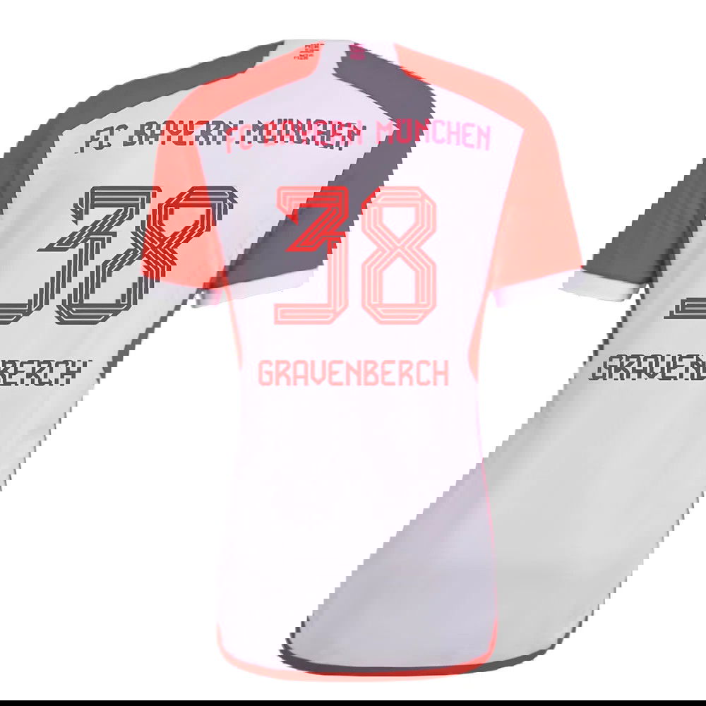 2023-2024 Bayern Munich Authentic Home Shirt (Gravenberch 38)