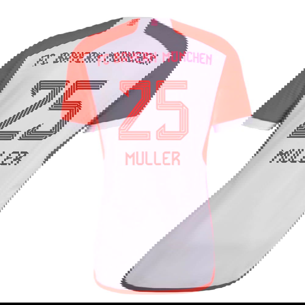2023-2024 Bayern Munich Authentic Home Shirt (Muller 25)