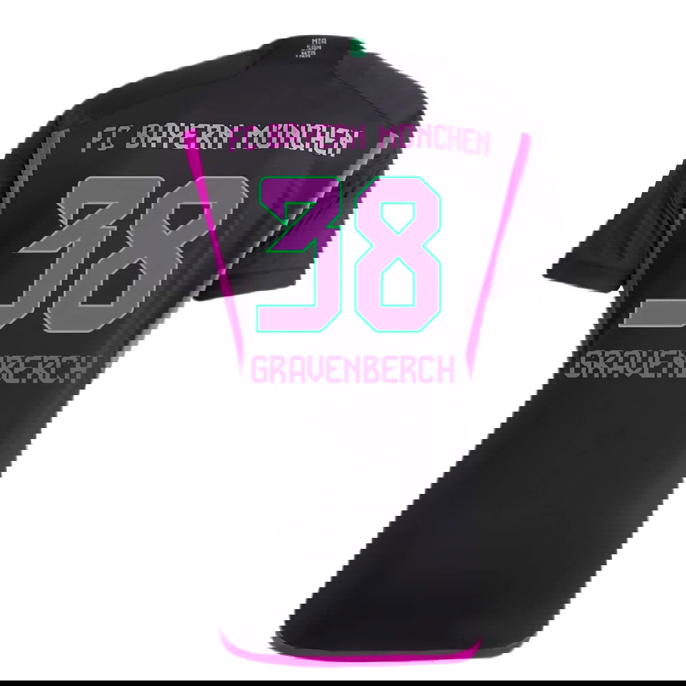 2023-2024 Bayern Munich Away Shirt (Gravenberch 38)