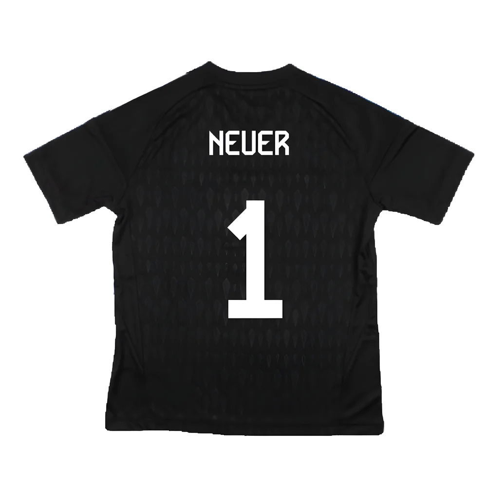 2023-2024 Bayern Munich Goalkeeper Shirt (Black) - Kids (NEUER 1)