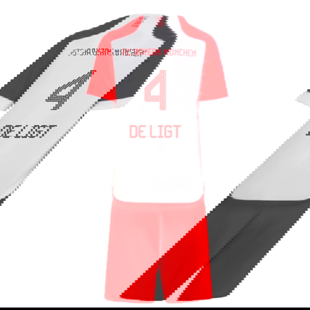 2023-2024 Bayern Munich Home Mini Kit (De Ligt 4)