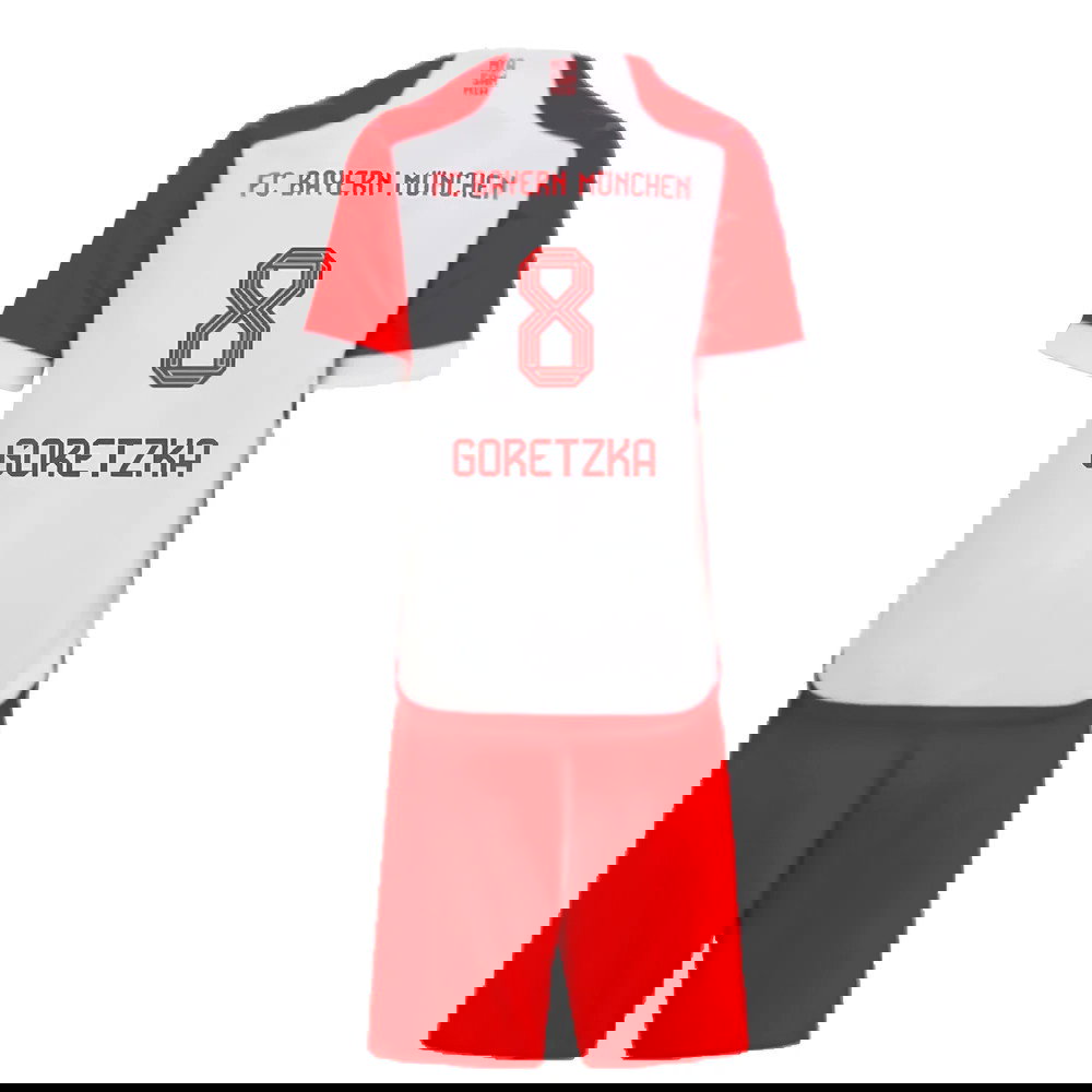 2023-2024 Bayern Munich Home Mini Kit (Goretzka 8)