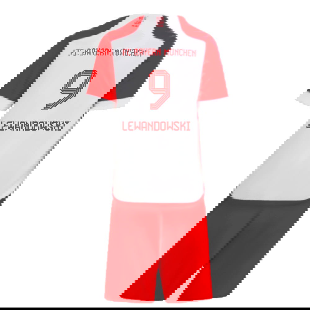 2023-2024 Bayern Munich Home Mini Kit (Lewandowski 9)