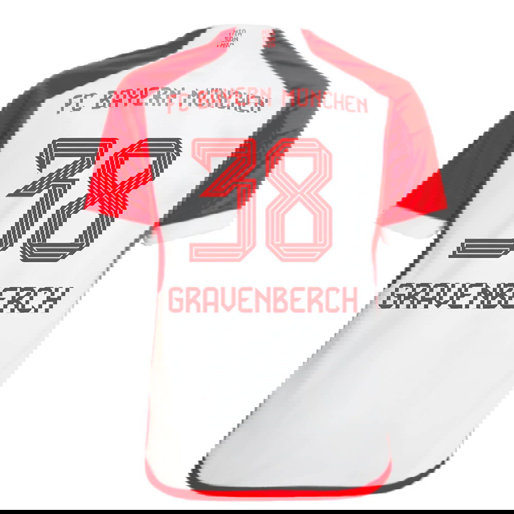 2023-2024 Bayern Munich Home Shirt (Kids) (Gravenberch 38)
