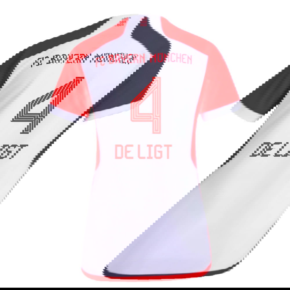2023-2024 Bayern Munich Home Shirt (Ladies) (De Ligt 4)