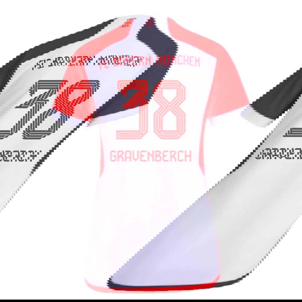 2023-2024 Bayern Munich Home Shirt (Ladies) (Gravenberch 38)
