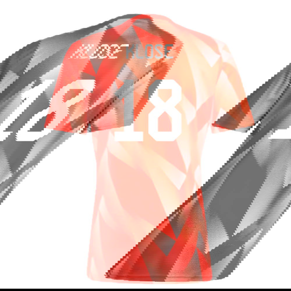 2023-2024 Bayern Munich Pre-Match Shirt (Red) (Klose 18)