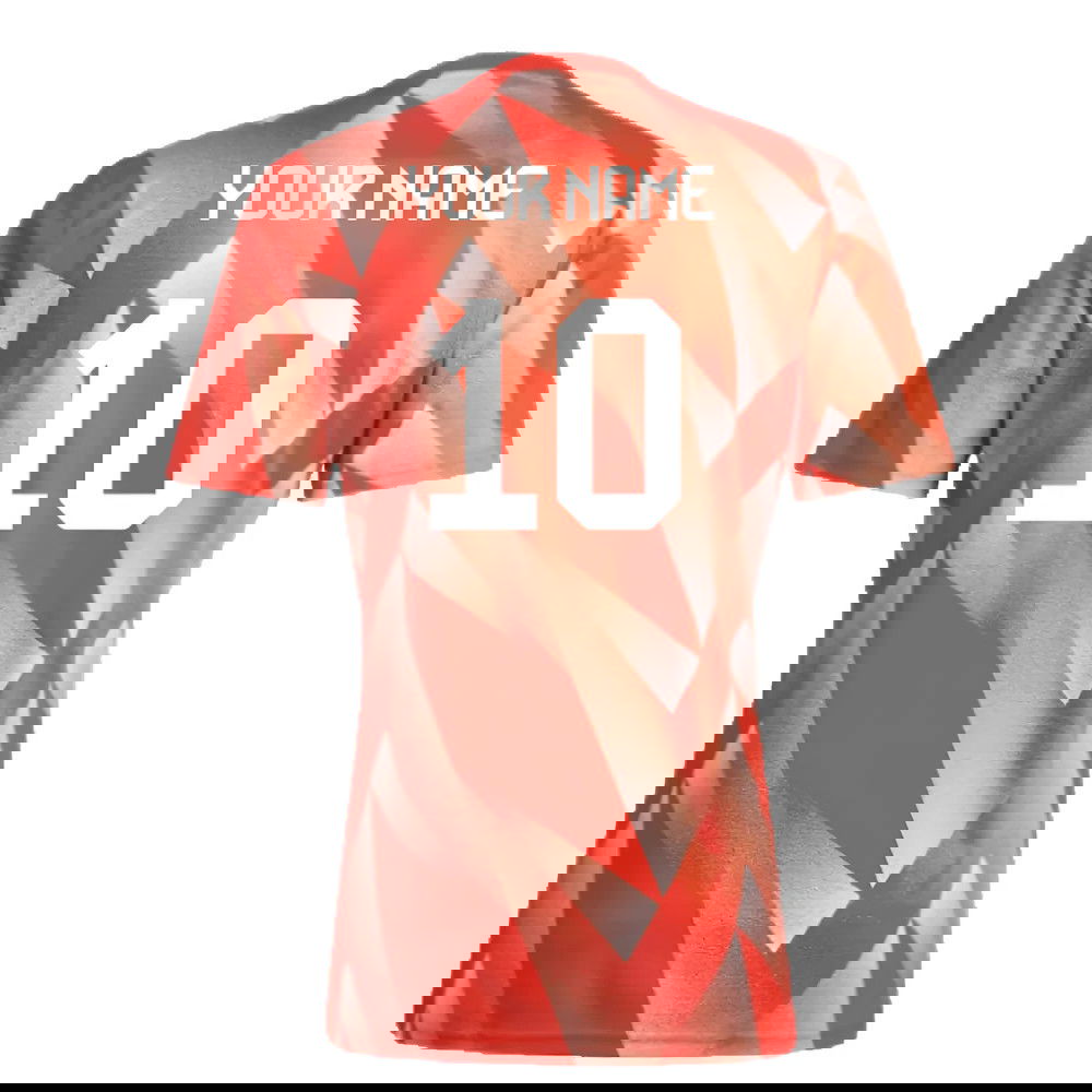 2023-2024 Bayern Munich Pre-Match Shirt (Red) (Your Name)